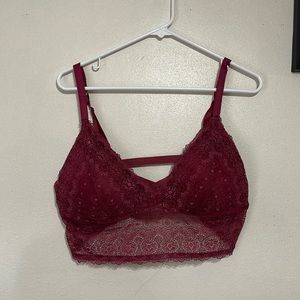 2XL bralette. Daisy Fuentes maroon color. Worn once